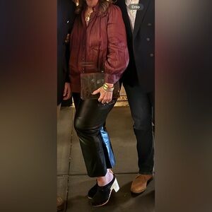 Pistola Black faux leather pants